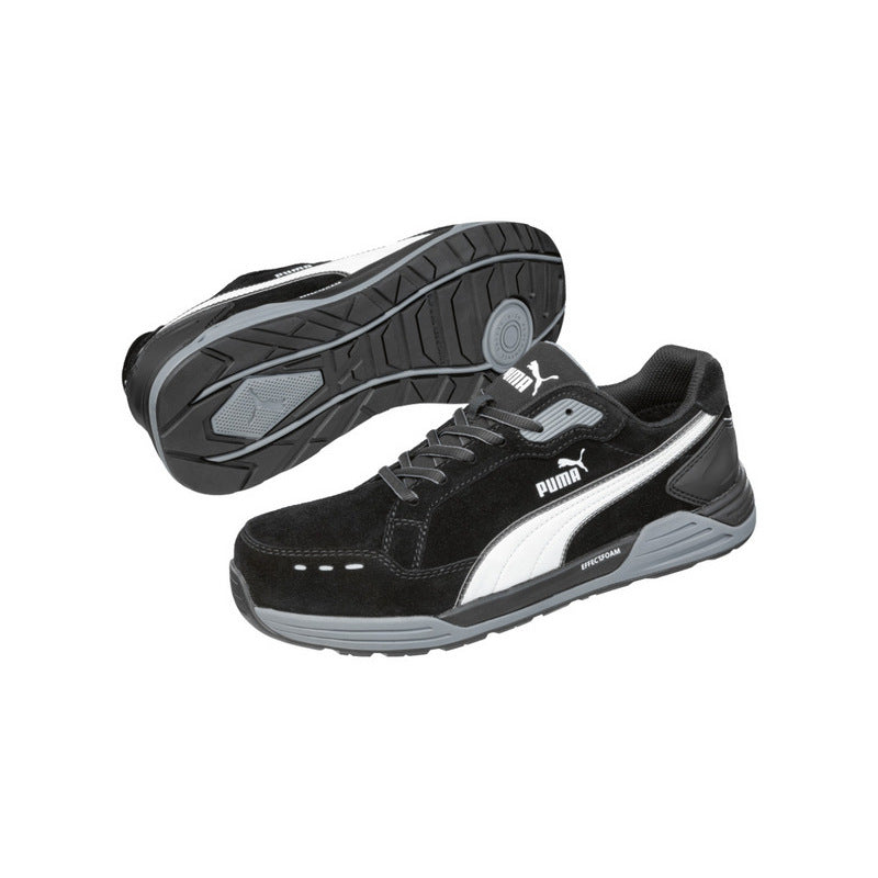 Puma Airtwist Black/White Lace Up Fibreglass Toe Safety Shoe (644657) (Pre Order)