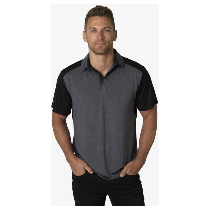 Beseen Mens Shoulder Panel Polo (BKP401) Polos with Designs, signprice Beseen - Ace Workwear