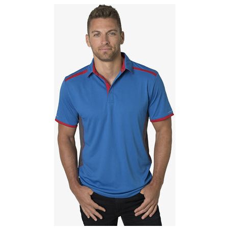 Beseen Mens Contrasting Shoulder Polo (BKP500) Polos with Designs, signprice Beseen - Ace Workwear