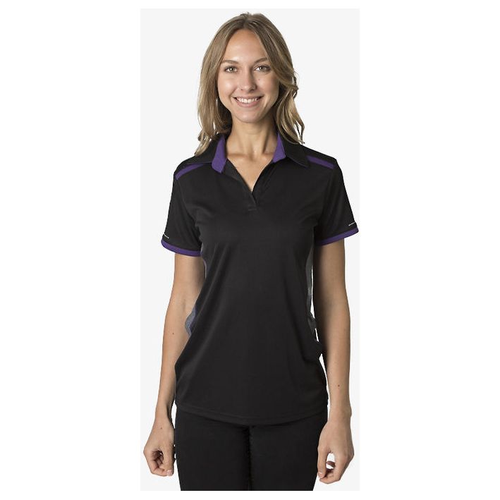 Beseen Ladies Contrasting Shoulder Polo (BKP500L) Polos with Designs, signprice Beseen - Ace Workwear