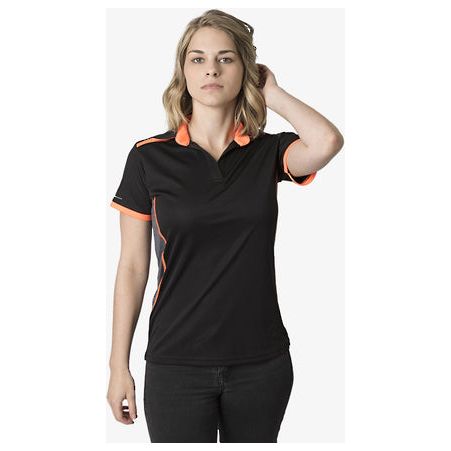 Beseen Ladies Contrasting Shoulder Polo (BKP500L) Polos with Designs, signprice Beseen - Ace Workwear