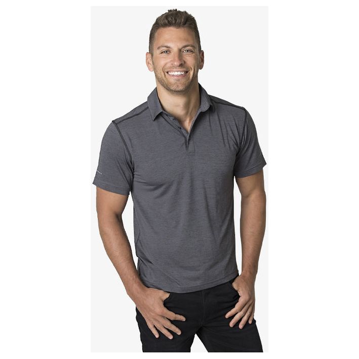 Beseen Mens Charcoal Heather Polo (BKP700) Plain Polos, signprice Beseen - Ace Workwear