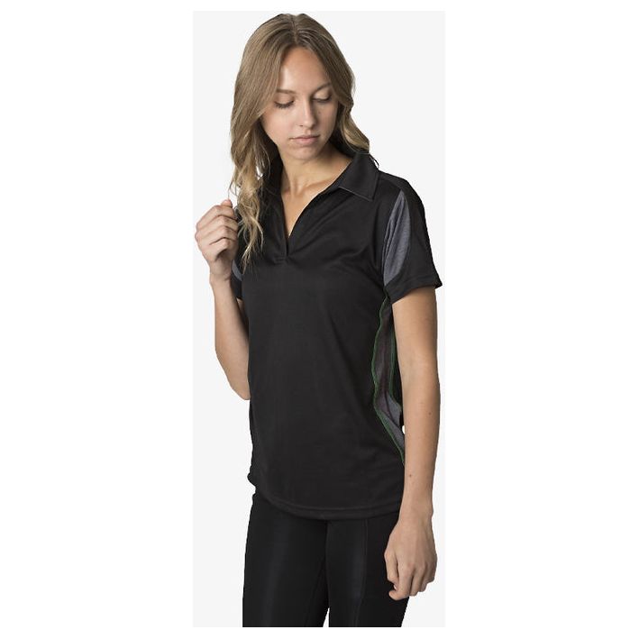 Beseen Ladies Contrast Side Panels Polo (BKP800L) Polos with Designs, signprice Beseen - Ace Workwear