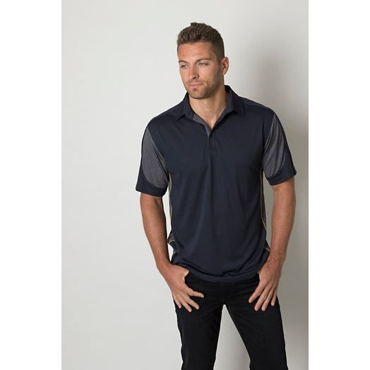 Beseen Mens Contrast Side Panels Polo (BKP800) Polos with Designs, signprice Beseen - Ace Workwear