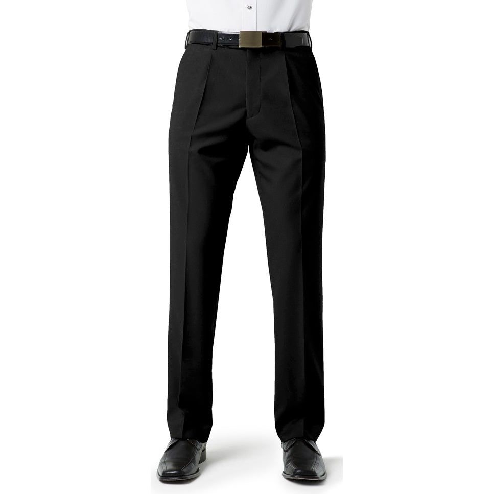 Biz Mens Classic Pleat Front Pant (BS29110) Mens Trousers Biz Collection - Ace Workwear