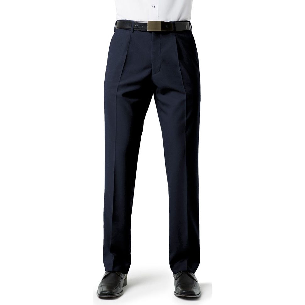 Biz Mens Classic Pleat Front Pant (BS29110) Mens Trousers Biz Collection - Ace Workwear