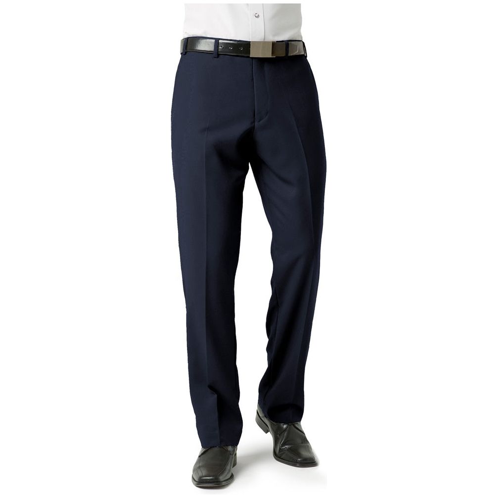 Biz Mens Classic Flat Front Pant (BS29210) Mens Trousers Biz Collection - Ace Workwear