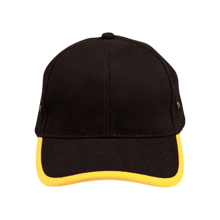 Heavy Brushed Cotton Baseball Cap - Pack of 25 caps, signprice Winning Spirit - Ace Workwear