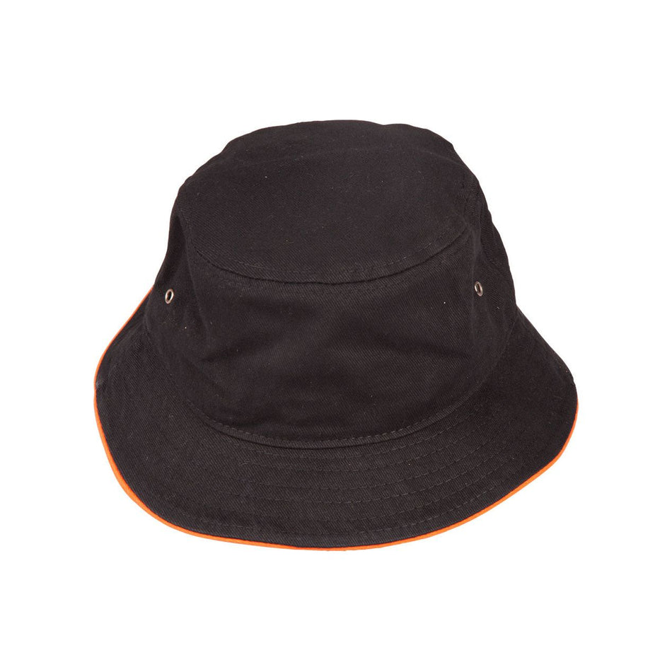 Soft Washed With Contrast Sandwich - Pack of 25 Bucket Hat, signprice Winning Spirit - Ace Workwear