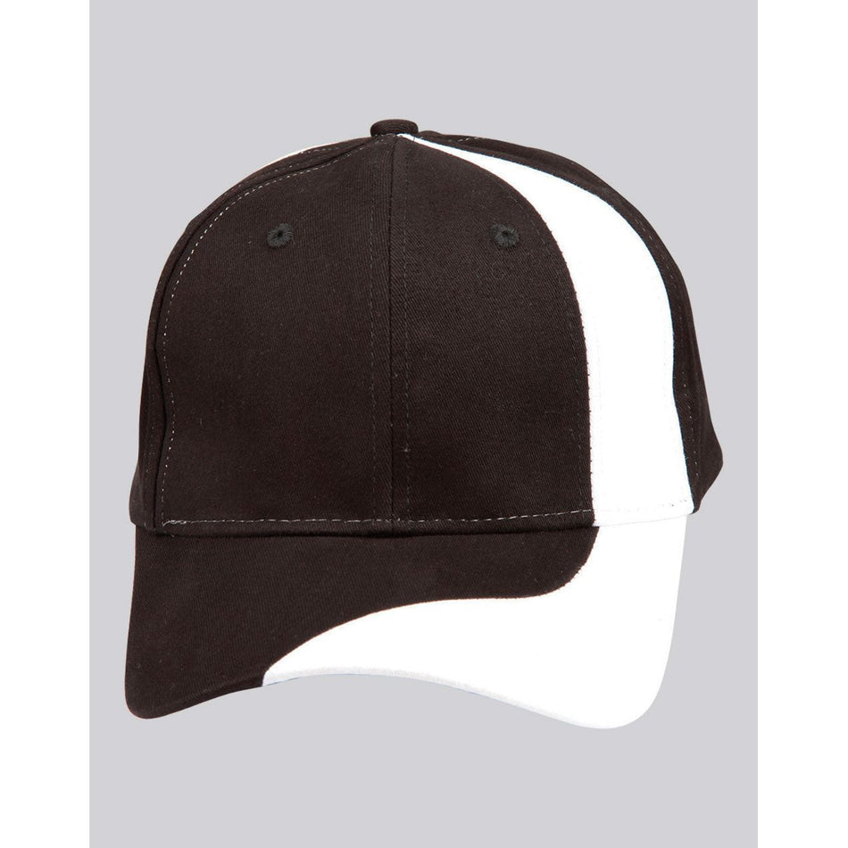 Peak And Crown Contrast Top Spin Cap - Pack of 25 caps, signprice Winning Spirit - Ace Workwear