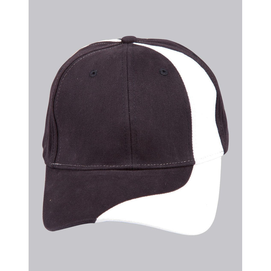 Peak And Crown Contrast Top Spin Cap - Pack of 25 caps, signprice Winning Spirit - Ace Workwear