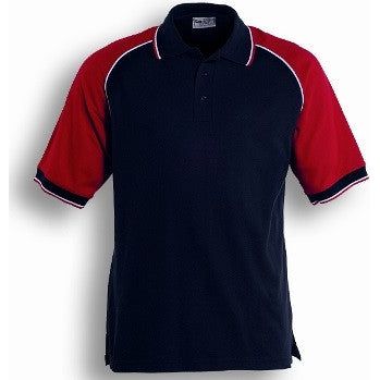 Bocini Unisex Adults Three Tone Polo (CP0360) polos with designs, signprice Bocini - Ace Workwear