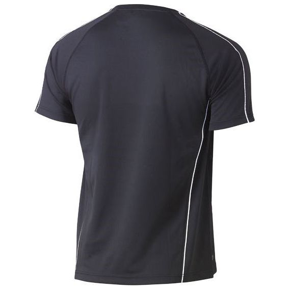 Bisley Cool Mesh Tee With Reflective Piping (BK1426) - Ace Workwear