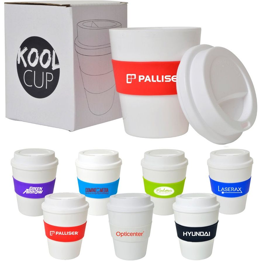 Kool Cup (Large) (Carton of 100pcs) (D327) Coffee Cups, signprice Promo Brands - Ace Workwear