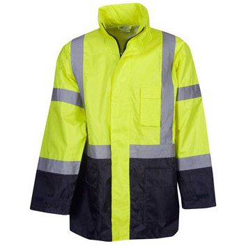 Hi Vis Day/Night Rain Jacket (J84) Hi Vis Cold & Wet Wear Jackets & Pants Blue Whale - Ace Workwear