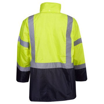 Hi Vis Day/Night Rain Jacket (J84) Hi Vis Cold & Wet Wear Jackets & Pants Blue Whale - Ace Workwear