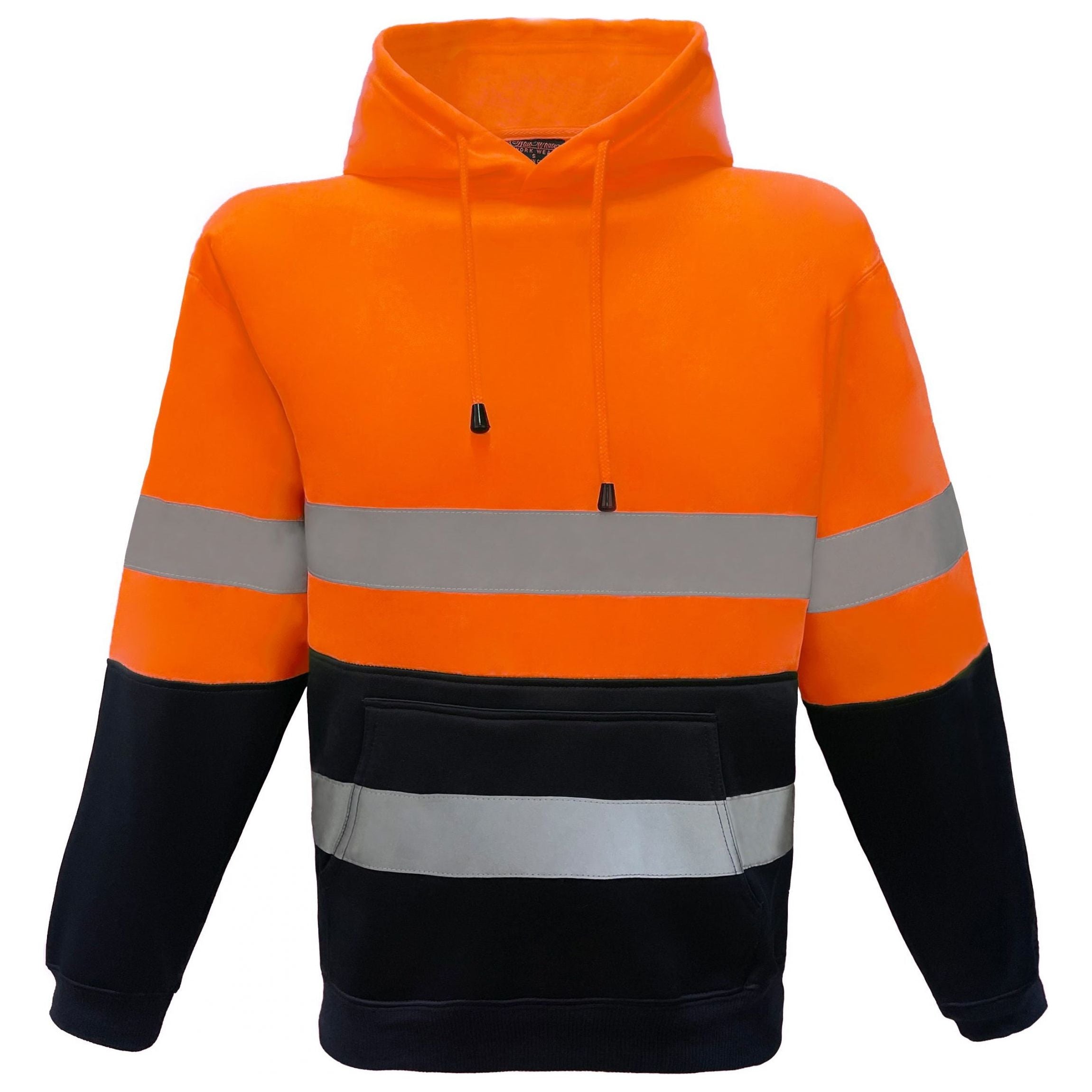 Hi Vis Day And Night Hoodie with Reflective Tape (F97) Hi Vis Hoodies Blue Whale - Ace Workwear