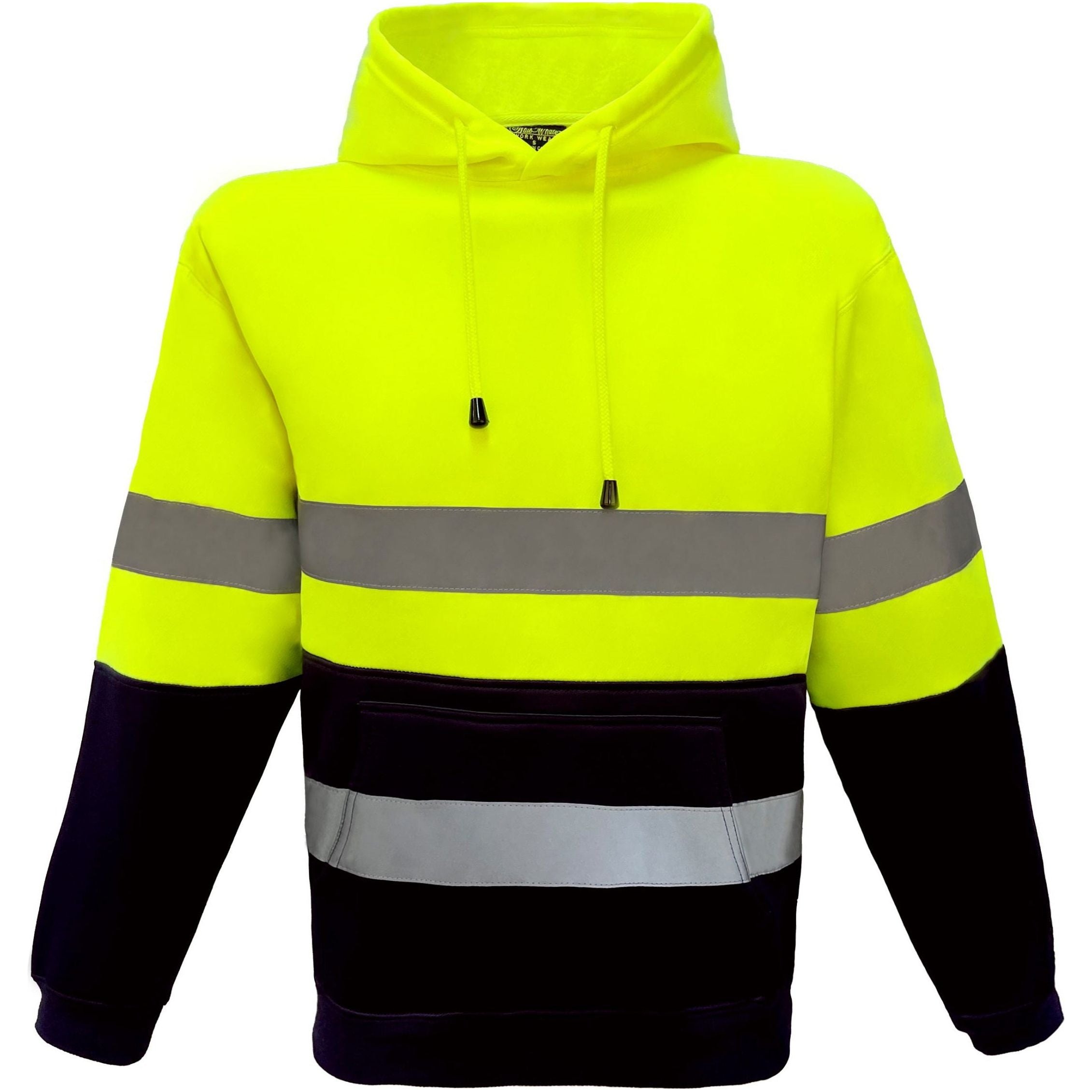 Hi Vis Day And Night Hoodie with Reflective Tape (F97) Hi Vis Hoodies Blue Whale - Ace Workwear