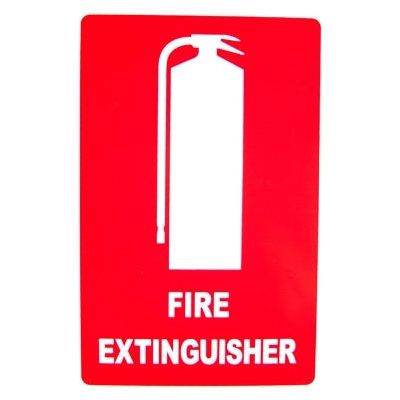 Fire Extinguisher Location Sign (Medium) 215mm x 320mm - (Pack of 10) Fire Safety Sign, signprice FFA - Ace Workwear