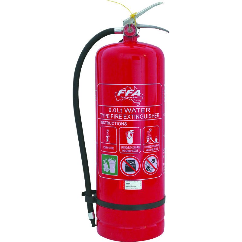 9.0 Litre Air Water Fire Extinguisher signprice, Water & Foam Extinguishers FFA - Ace Workwear