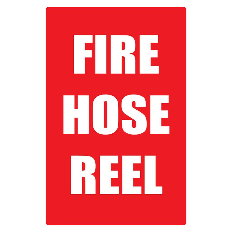 Fire Hose Reel Sign with LARGE WORD 300mm x 450mm - (Pack of 10) Fire Safety Sign, signprice FFA - Ace Workwear