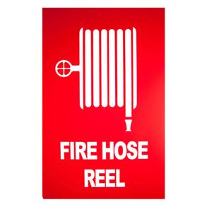 Fire Hose Reel Sign (Small) 150mm x 225mm - (Pack of 10) Fire Safety Sign, signprice FFA - Ace Workwear