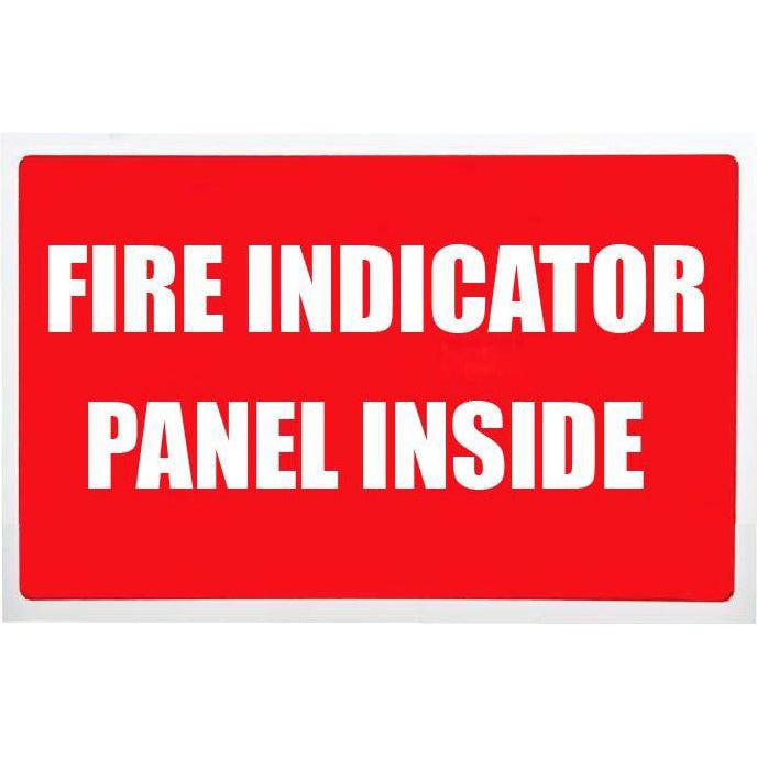 Fire Indicator Panel Inside Sign 300mm x 225mm - (Pack of 10) Fire Safety Sign, signprice FFA - Ace Workwear