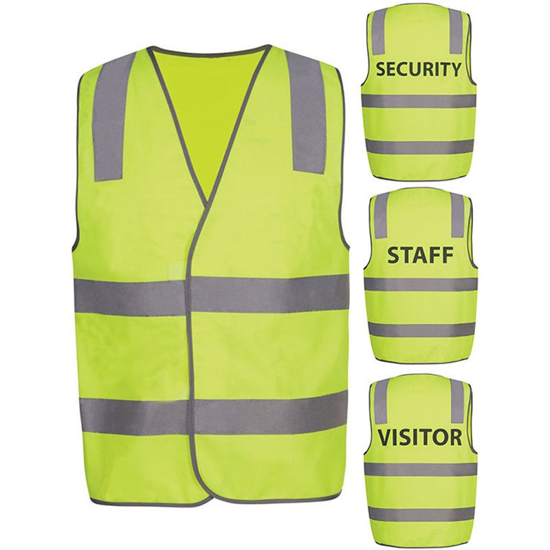 JB's Hi Vis Day & Night Safety Vest Security/Staff/Visitor (6DNS) Hi Vis Vest JB's Wear - Ace Workwear