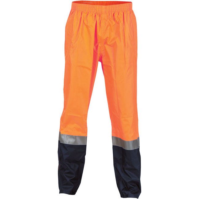 DNC Hi Vis Light Weight Rain Pants with 3M Reflective Tape (3880) Hi Vis Cold & Wet Wear Jackets & Pants DNC Workwear - Ace Workwear