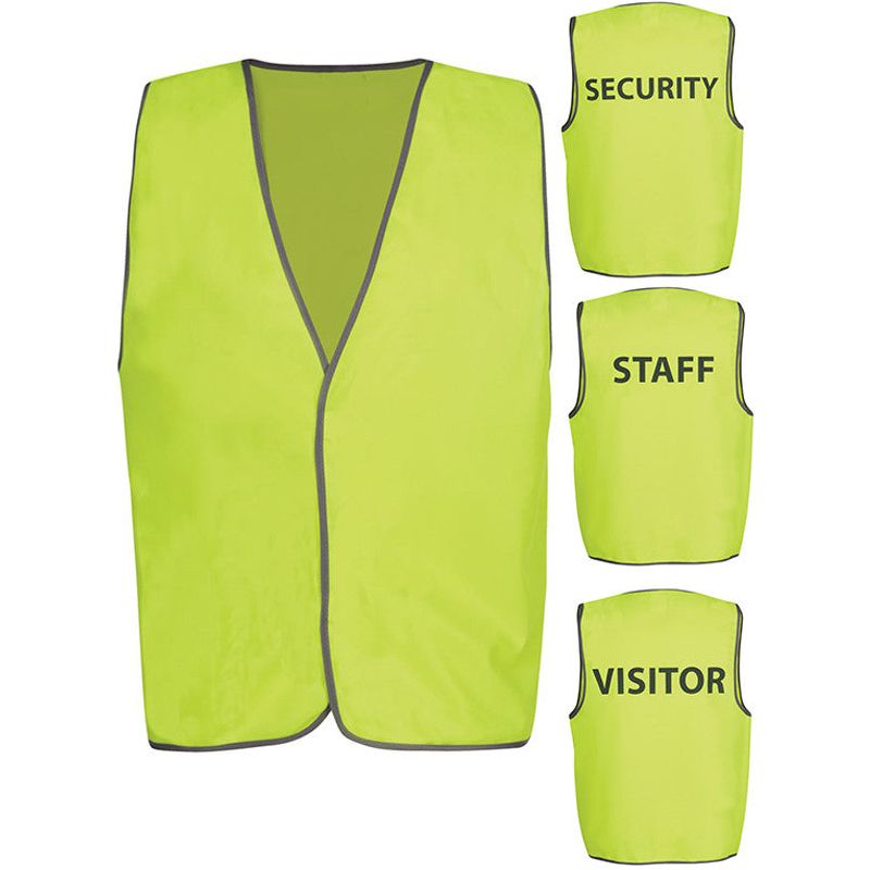 JB's Hi Vis Safety Vest Staff/Visitor (6HVS) Hi Vis Vest JB's Wear - Ace Workwear