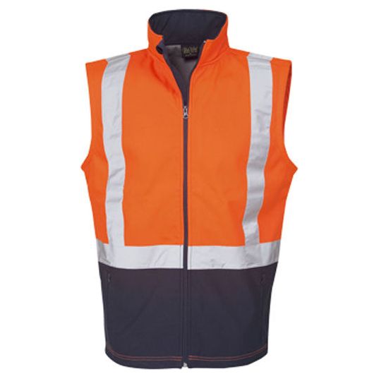 Hi Vis Soft Shell Day/Night Vest (J89) Hi Vis Winter Vest Blue Whale - Ace Workwear