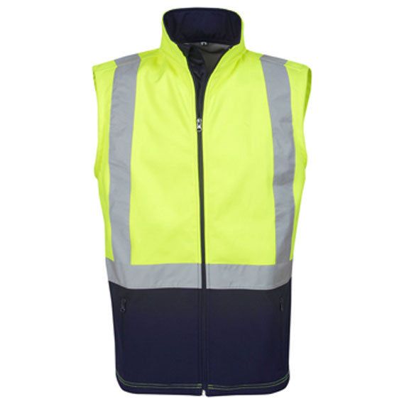 Hi Vis Soft Shell Day/Night Vest (J89) Hi Vis Winter Vest Blue Whale - Ace Workwear