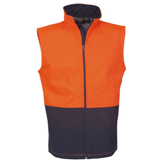 Hi Vis Soft Shell Day Vest (J88) Hi Vis Winter Vest Blue Whale - Ace Workwear