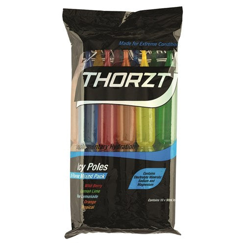 Thortz Icy Pole Mixed Flavour Pack - 10 x 90mL (Carton of 15 Packs)