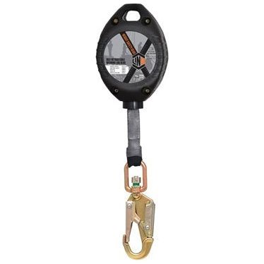 LINQ Self Retractable LOQ-BLOQ Webbing Lanyard 3.5M (IRRWL350) LOQ BLOQS Webbing, signprice LINQ - Ace Workwear