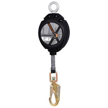 LINQ Self Retractable LOQ-BLOQ Webbing Lanyard 6M (IRRWL600) LOQ BLOQS Webbing, signprice LINQ - Ace Workwear