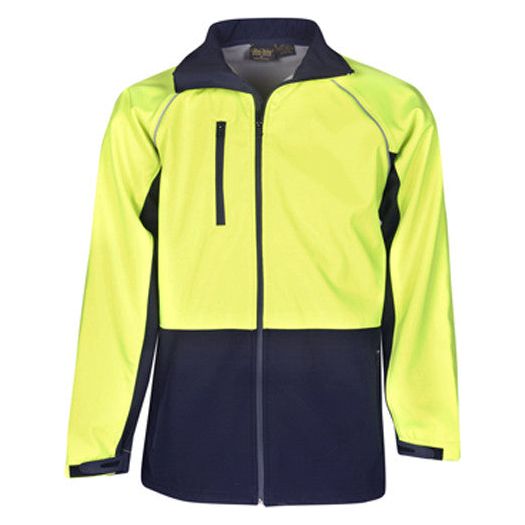 Hi Vis Soft Shell Day Jackets (J86) Hi Vis Jackets Blue Whale - Ace Workwear