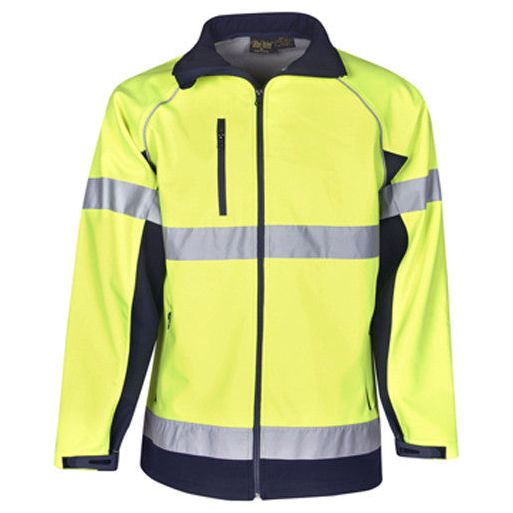 Hi Vis Soft Shell Day & Night Jackets (J87) Hi Vis Jackets Blue Whale - Ace Workwear