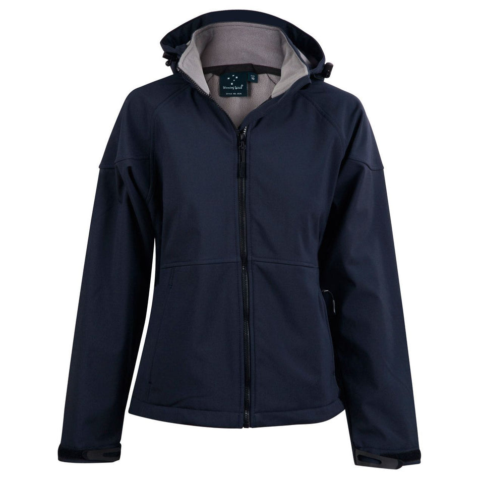 Winning Spirit Aspen Softshell Hood Jacket Ladies - Ace Workwear (4367853879430)