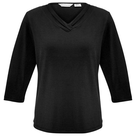 Biz Ladies Lana 3/4 Sleeve Top (K819LT) Ladies Shirts Biz Collection - Ace Workwear