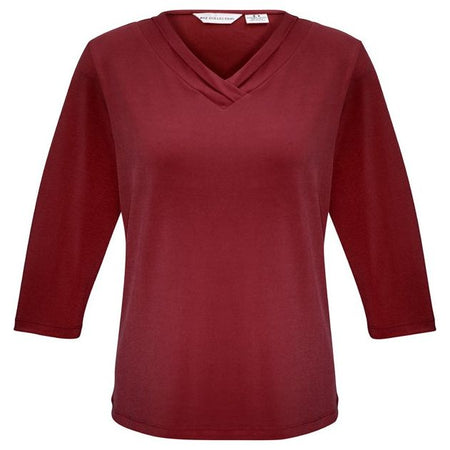 Biz Ladies Lana 3/4 Sleeve Top (K819LT) Ladies Shirts Biz Collection - Ace Workwear