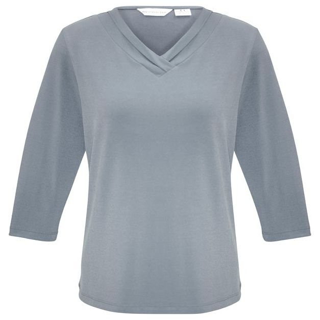 Biz Ladies Lana 3/4 Sleeve Top (K819LT) Ladies Shirts Biz Collection - Ace Workwear