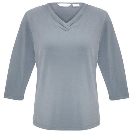 Biz Ladies Lana 3/4 Sleeve Top (K819LT) Ladies Shirts Biz Collection - Ace Workwear