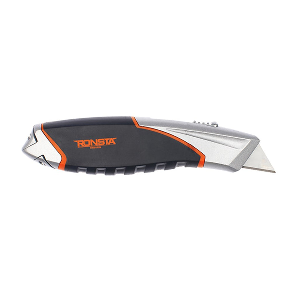 Ronsta Knives Auto-Retractable Safety Knife With Ergonomic Grip (KS0003) - Ace Workwear