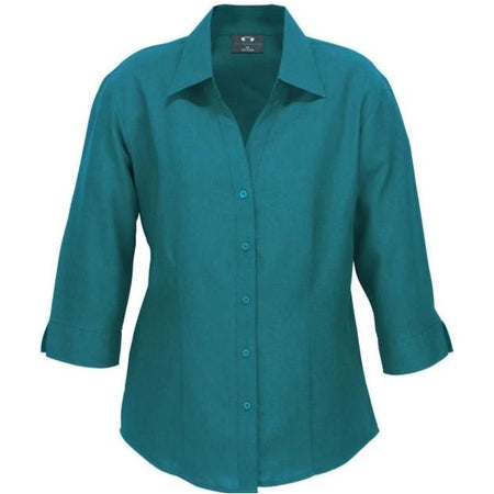 Biz Collection Ladies Plain Oasis 3/4 Sleeve Shirt (LB3600) Ladies Shirts Biz Collection - Ace Workwear