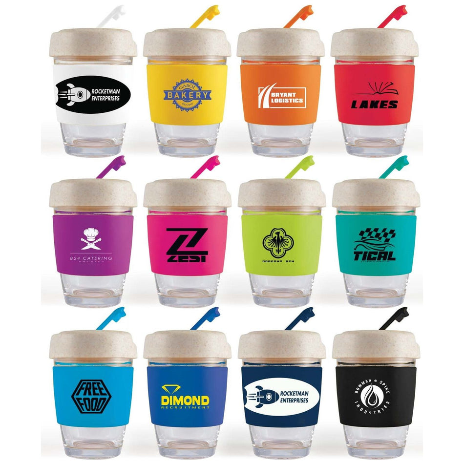 Vienna Eco Coffee Cup/Silicone Band (Carton of 50pcs) (LL0413)