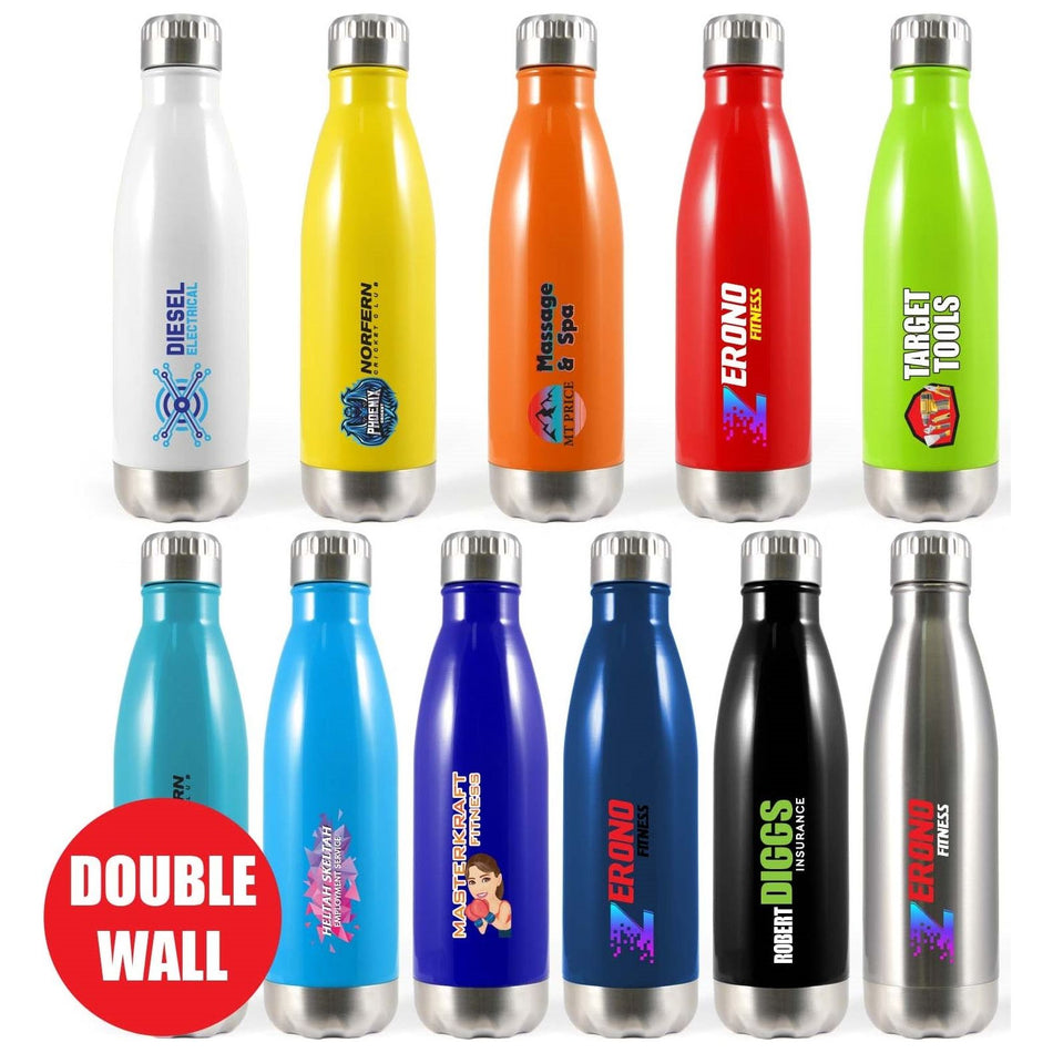 Soda Vacuum Bottle (Carton of 50pcs) (LL6976) Drink Bottles - Metal, signprice Logoline - Ace Workwear