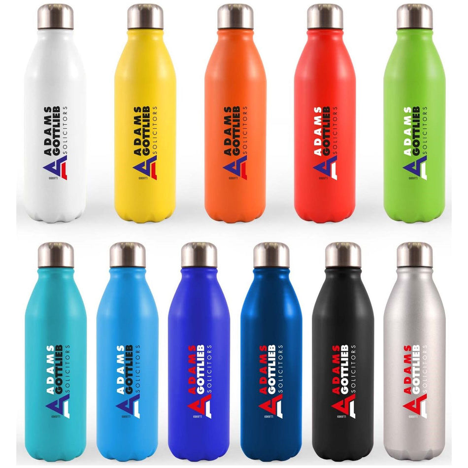 Soda Aluminium Drink Bottle (Carton of 50pcs) (LL6989) Drink Bottles - Metal, signprice Logoline - Ace Workwear