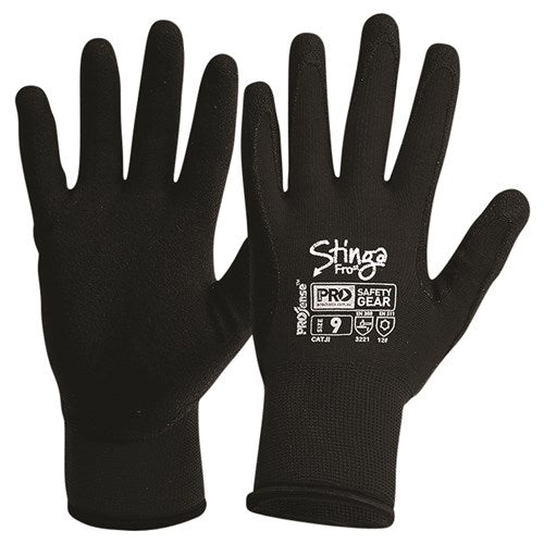 Pro Choice Prosense Stingafrost - Pack (12 Pairs) (NPFF) Synthetic Dipped Gloves ProChoice - Ace Workwear