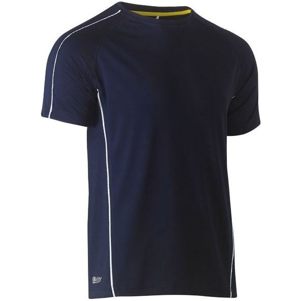 Bisley Cool Mesh Tee With Reflective Piping (BK1426) - Ace Workwear